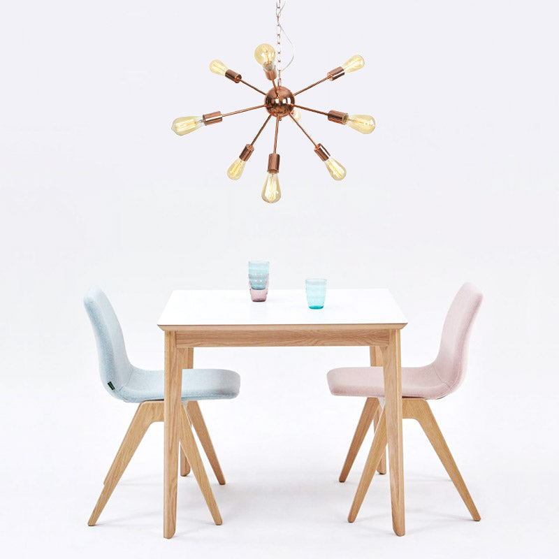 LOFOB 9-Light Antique Glod Chandeliers